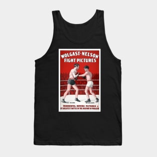 Fight Pictures, 1910 Vintage Poster Tank Top